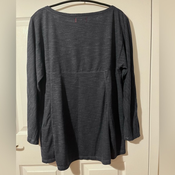 Max Studio [Weekend] Indigo Heather Knit Tunic, size XL - Picture 2 of 11